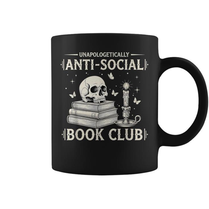 Unapologetically Anti-Social Book Club Introvert Reader Graphic Print Coffee Mug