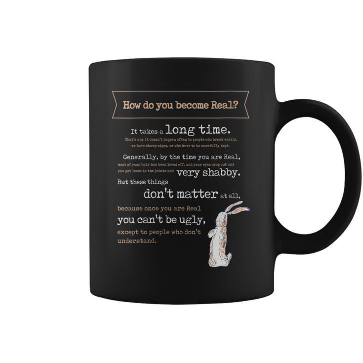 Velveteen Rabbit Book Quote 1922 Becoming Real Skin Horse Graphic Print Coffee Mug