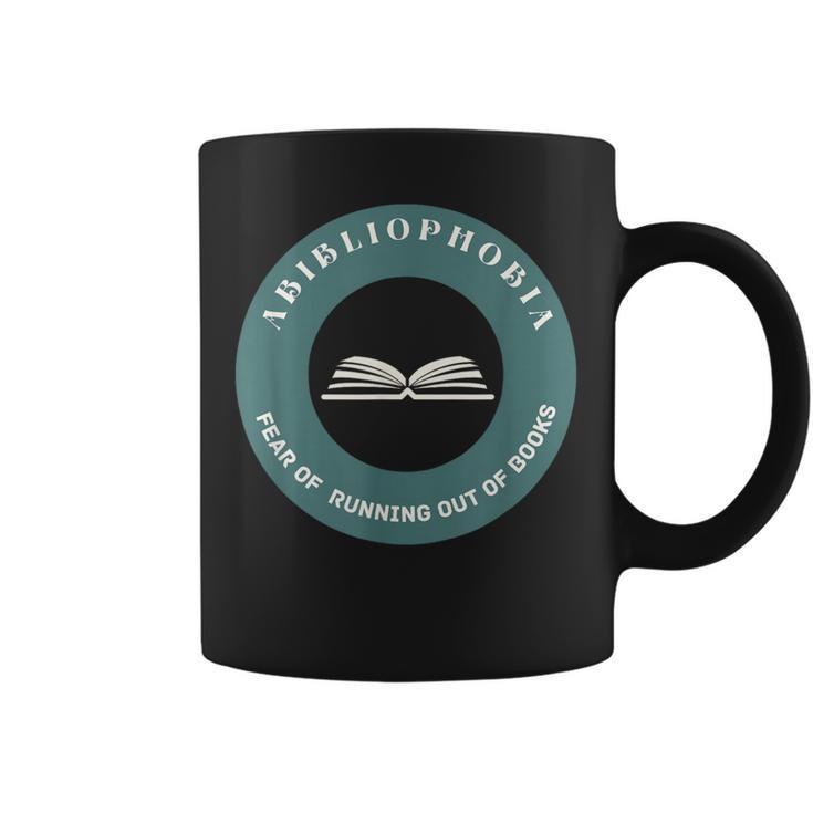 Vintage Abibliophobia Definition Bookworms Book Lovers Graphic Print Coffee Mug