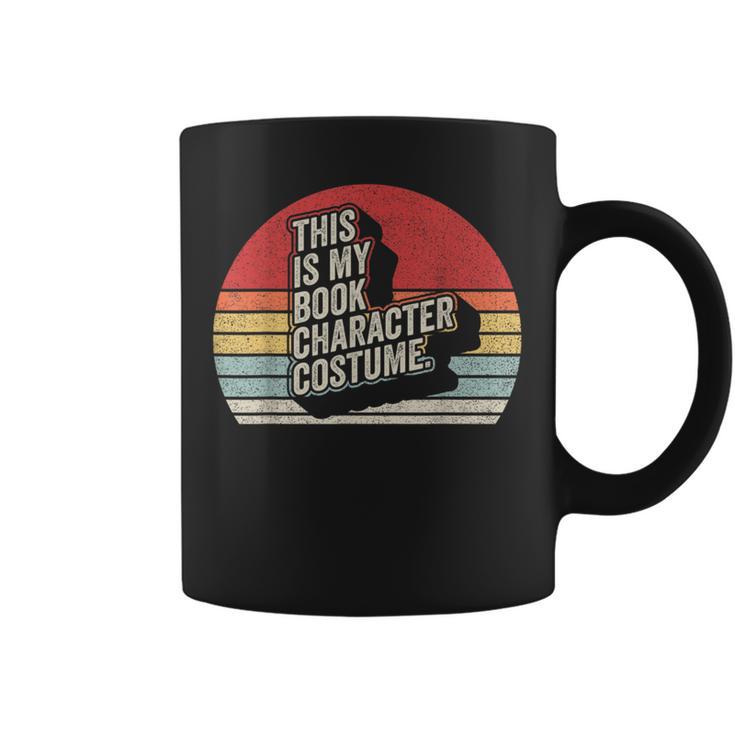 Vintage This Is My Book Character Costume Halloween Graphic Print Coffee Mug