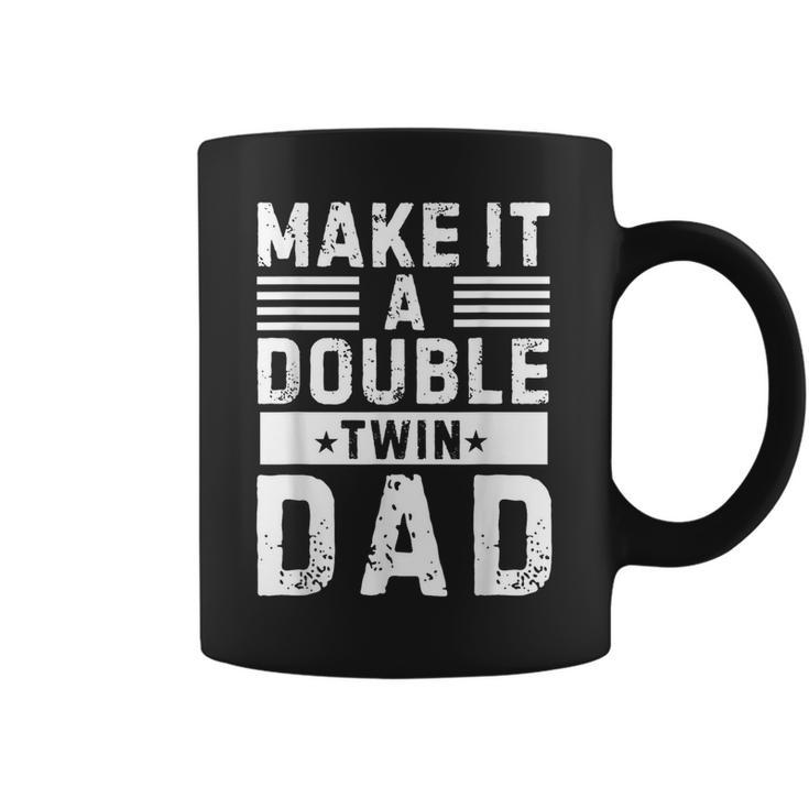 Vintage Make It A Double Twin Dad Festa Del Papà Tazze