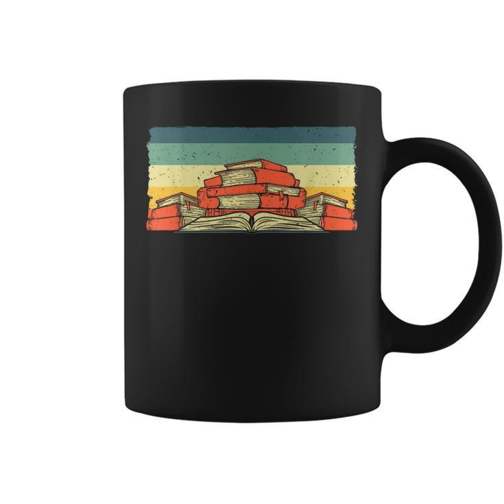 Vintage Reading For Avid Reader Men Women Book Lover Graphic Print Coffee Mug