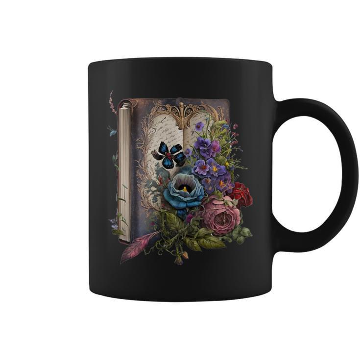 Wildflower Summer Floral Book Horror Gothic Graphic Graphic Print Coffee Mug
