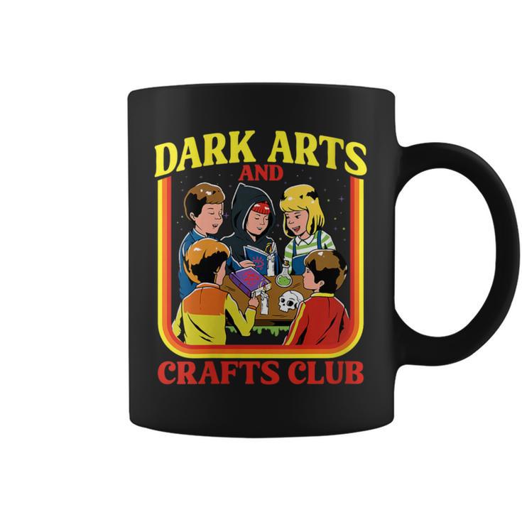 Women's Dark Arts And Crafts Club Retro Witchy Book Cover Graphic Print Coffee Mug