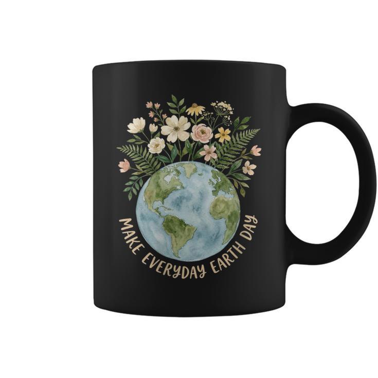 Women's Make Every Day Earth Day For Girls Earthday Coffee Mug
