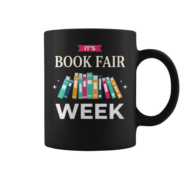 Women's It's Book Fair Week Book Lover Reading Event Teacher Librar Graphic Print Coffee Mug