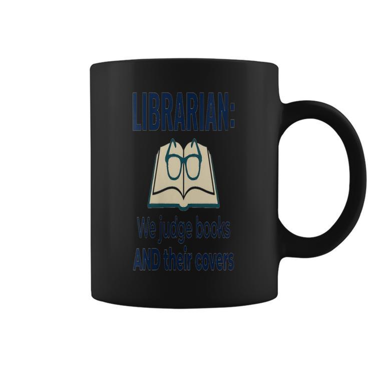 Women's We Judge Books And Their Covers Graphic Print Coffee Mug