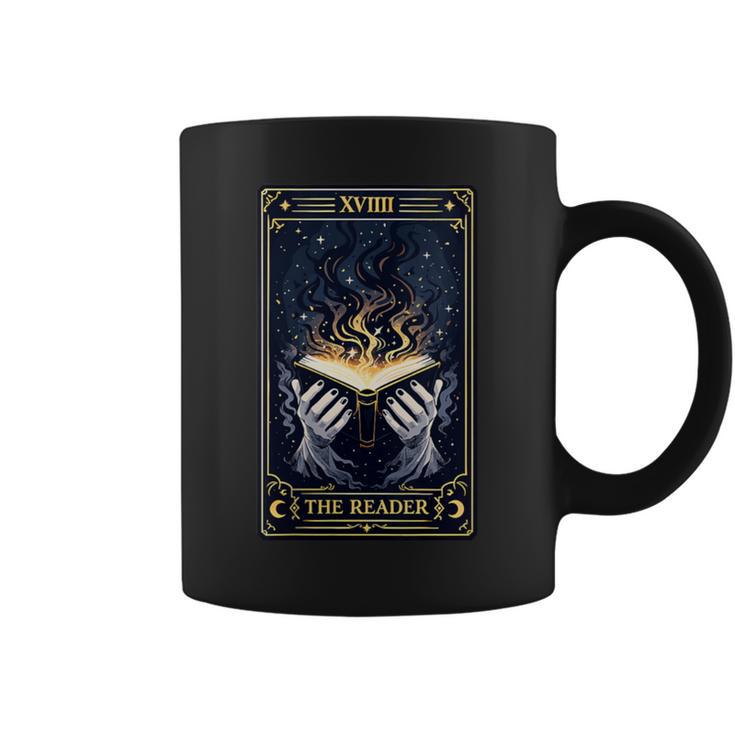 Women's Mystic Tarot Card The Reader Book Lover Graphic Print Coffee Mug