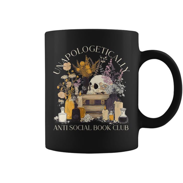 Women's Unapologetically Anti Social Book Club Graphic Print Coffee Mug