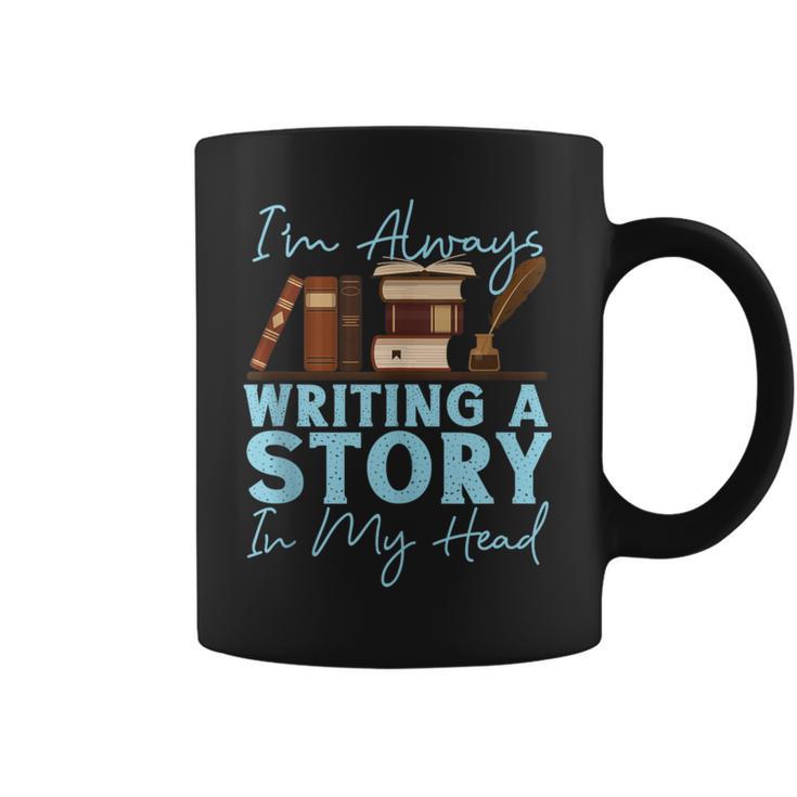 Writing Quill Book Novel Writer & Published Author I'M Graphic Print Coffee Mug
