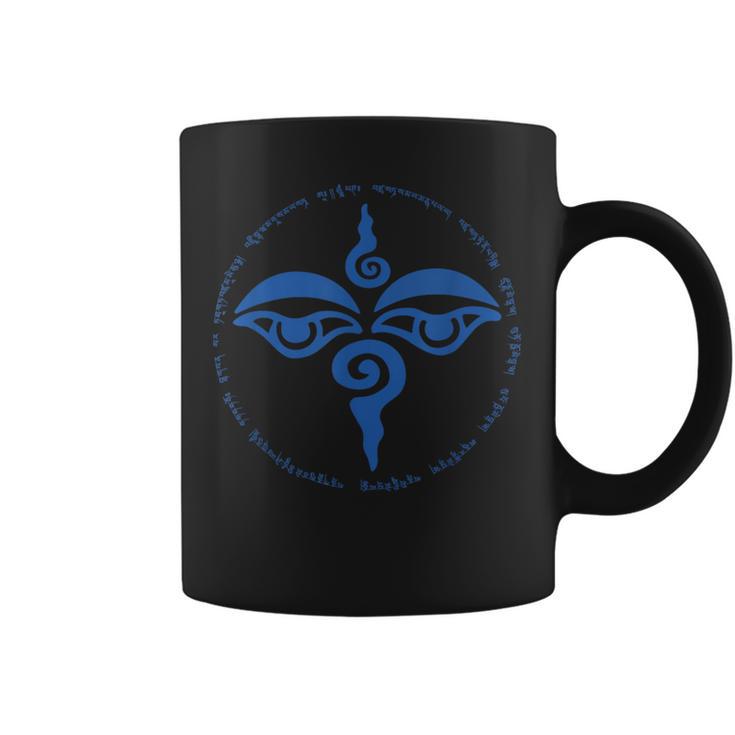 Yeux De Bouddha Tibétain 100Yllabes Mantra Tasse