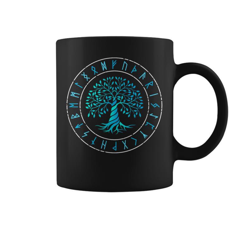 Yggdrasil 生命の樹 バイキング ルーン 北欧神話 コーヒーマグ