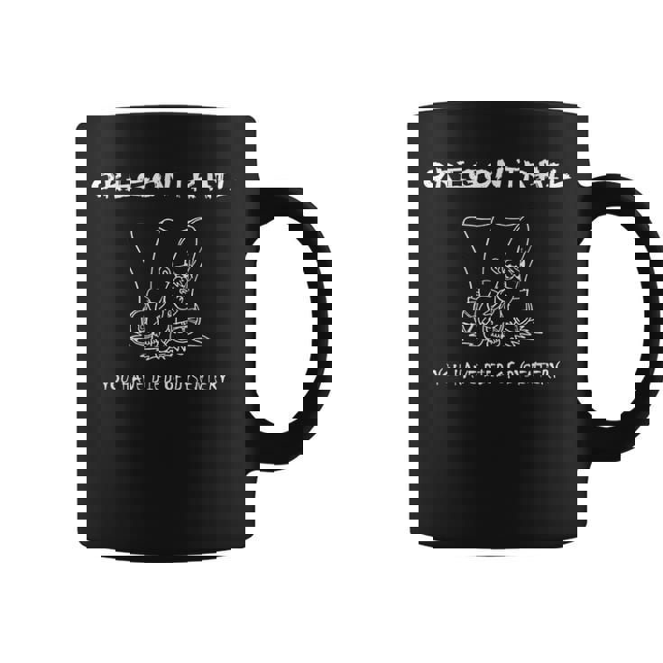 おもしろオレゴンワゴン トレイル You Have Died Of Dysentery コーヒーマグ