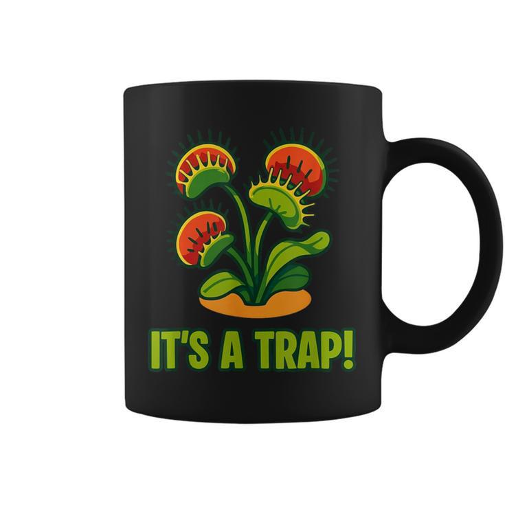 おもしろハエトリグサ It's A Trap 食虫植物 ボタニカル コーヒーマグ