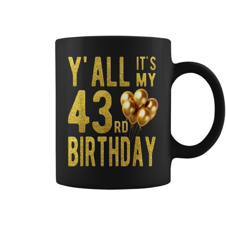 みんな私の43歳の誕生日面白いハッピー43歳の誕生日 コーヒーマグ