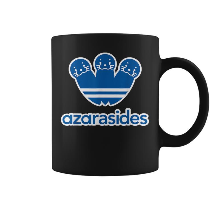 アザラシデス Azarasides《ブルー 青》ゴマちゃん ブランド パロディ 面白い かわいい コーヒーマグ