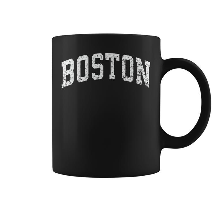 アンティーク調ボストンtシャツ、ベーシックヴィンテージカレッジスタイルtシャツ コーヒーマグ