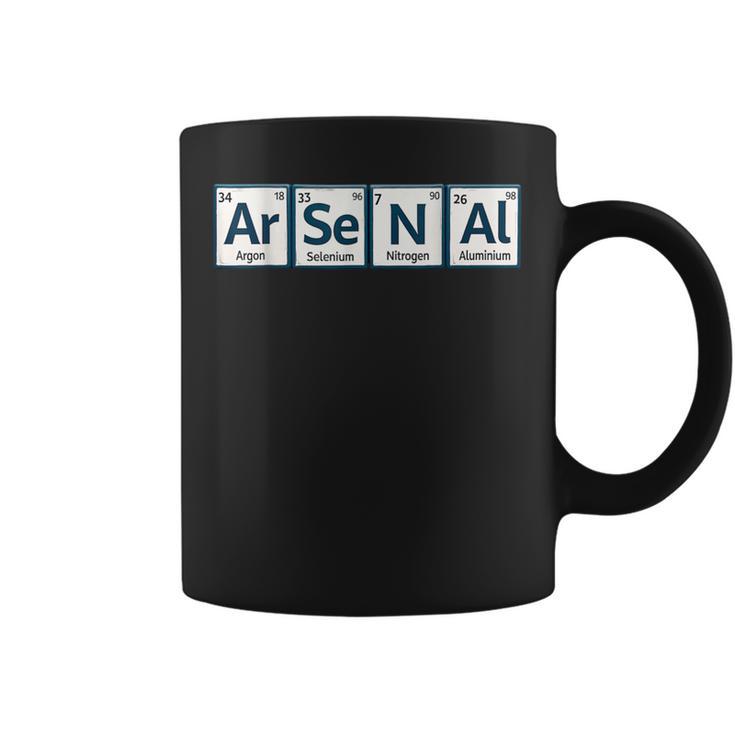 アーセナルar-Se-N-Al周期表要素 コーヒーマグ