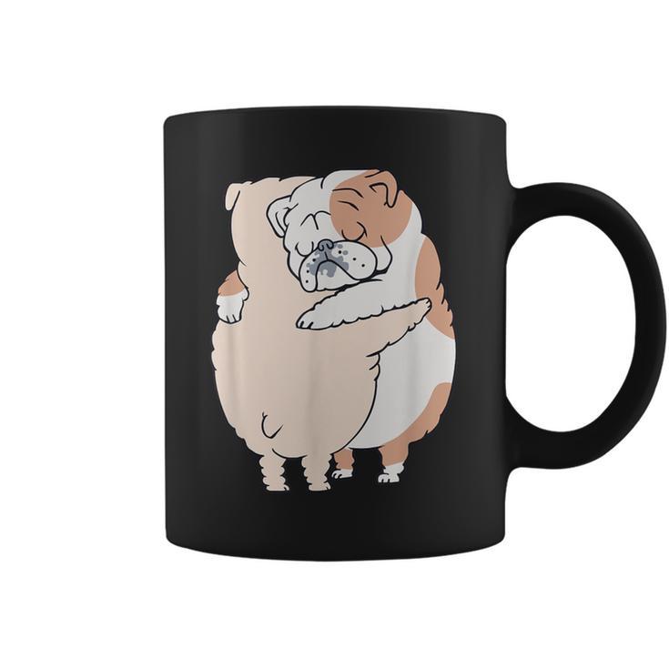 イングリッシュブルドッグハグ コーヒーマグ