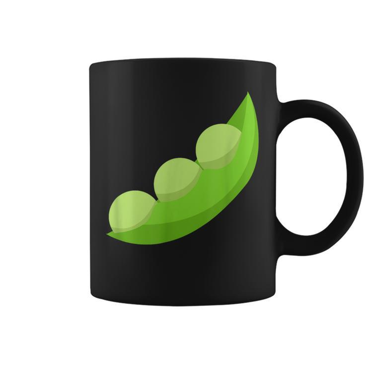 エンドウ豆のさや コーヒーマグ
