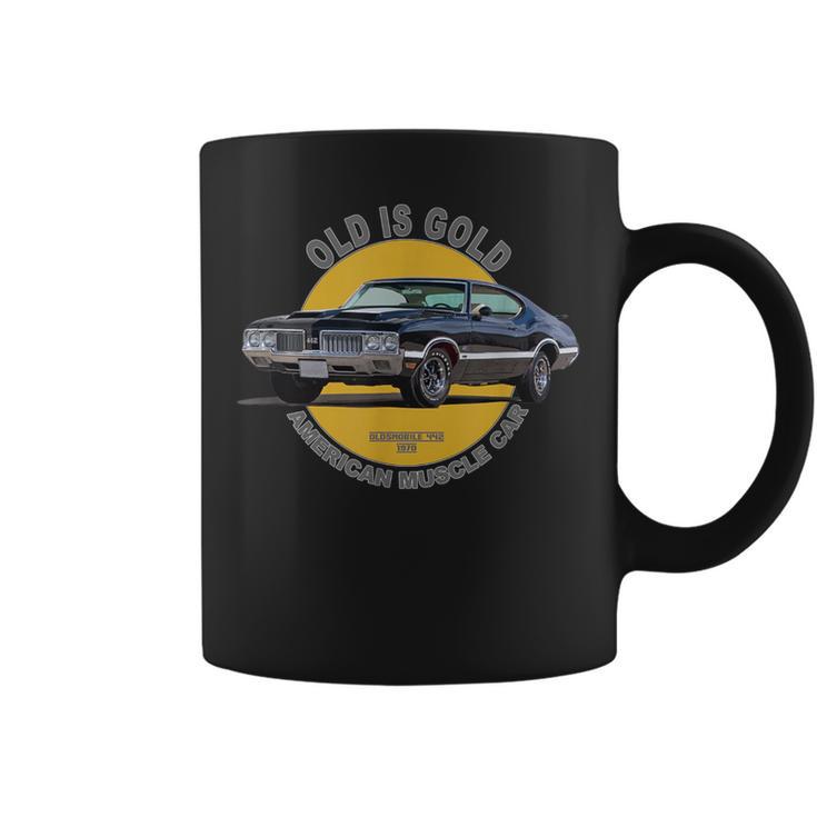 オールズモビル 442 アメリカンマッスルカー 60年代 70年代 オールドイズゴールド コーヒーマグ