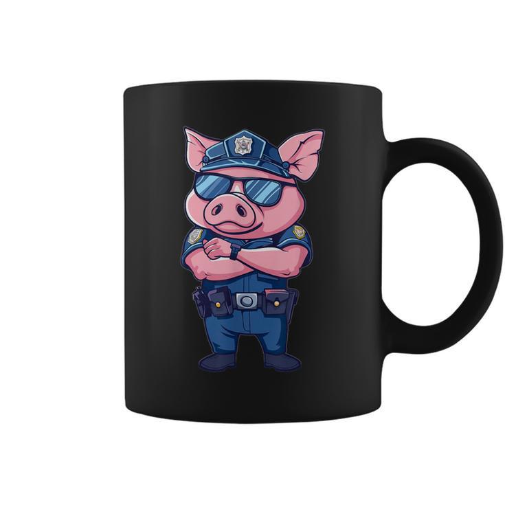キッズ 警察豚 コーヒーマグ