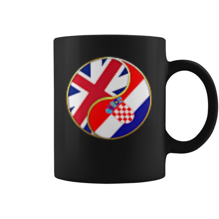 クロアチアの旗 イングランド イギリス 英語 イギリス クロアチア語 コーヒーマグ
