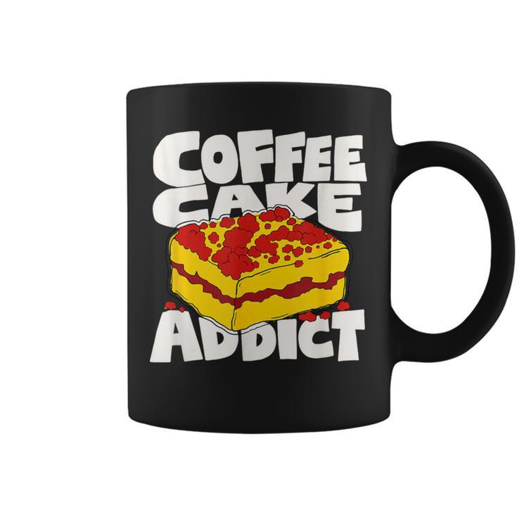 コーヒーケーキ好きのレトロなグラフィック。 コーヒーマグ