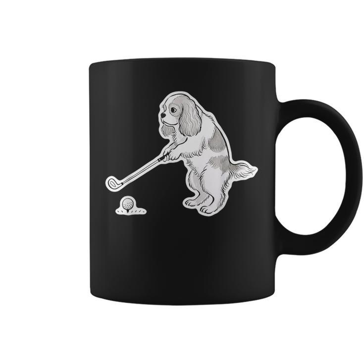 ゴルフ キャバリア グッズ おもしろ 犬 面白い 笑える 和風 コーヒーマグ