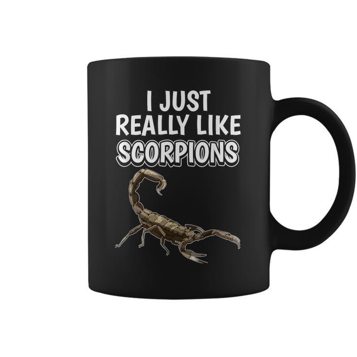 サソリの名言 I Just Really Likecorpions 洋服のサソリ コーヒーマグ