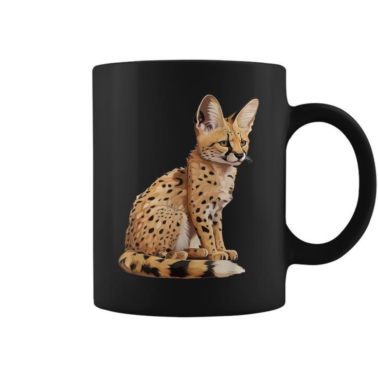 サーバル アニマル サーバルズ アフリカン ワイルドキャット サーバルキャット ワイルドキャット コーヒーマグ