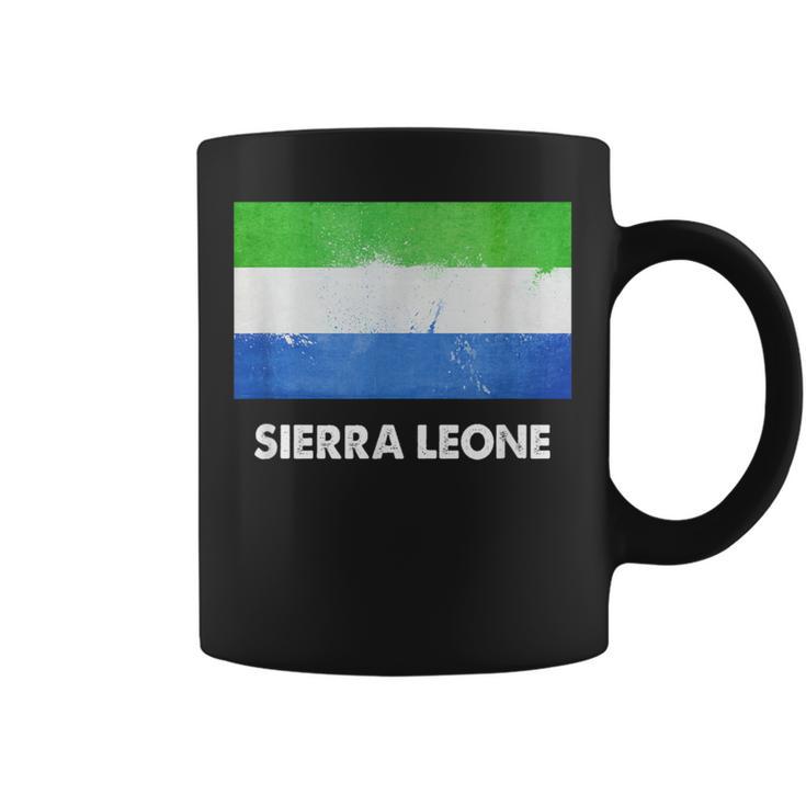 シエラレオネ国旗tシャツ コーヒーマグ