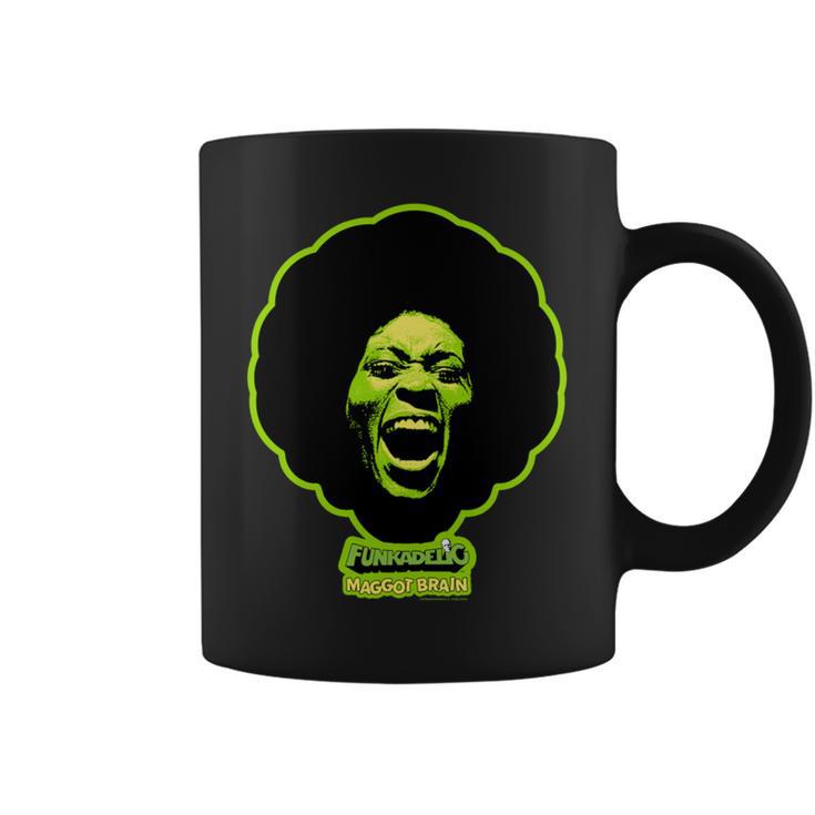 ジョージ・クリントン・ファンカデリック・グリーン・マゴット・ブレイン 長袖tシャツ コーヒーマグ