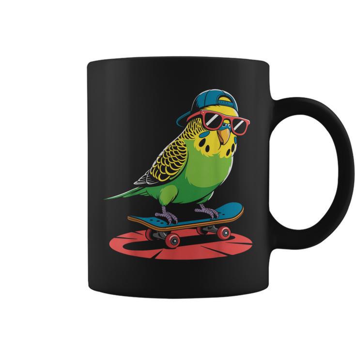 スケートボード セキセイインコ スケート セキセイインコ コーヒーマグ