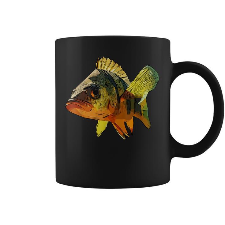 スズキ魚グラフィック デザイン海海洋動物 コーヒーマグ