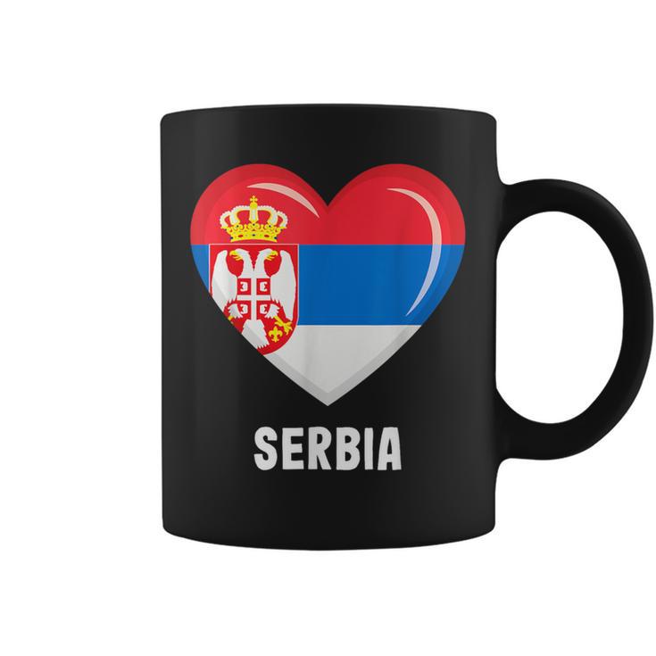 セルビア国旗シャツ コーヒーマグ