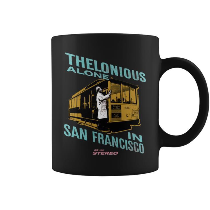 セロニアス・モンク・ジャズ・マーチ サンフランシスコのアローン 長袖tシャツ コーヒーマグ