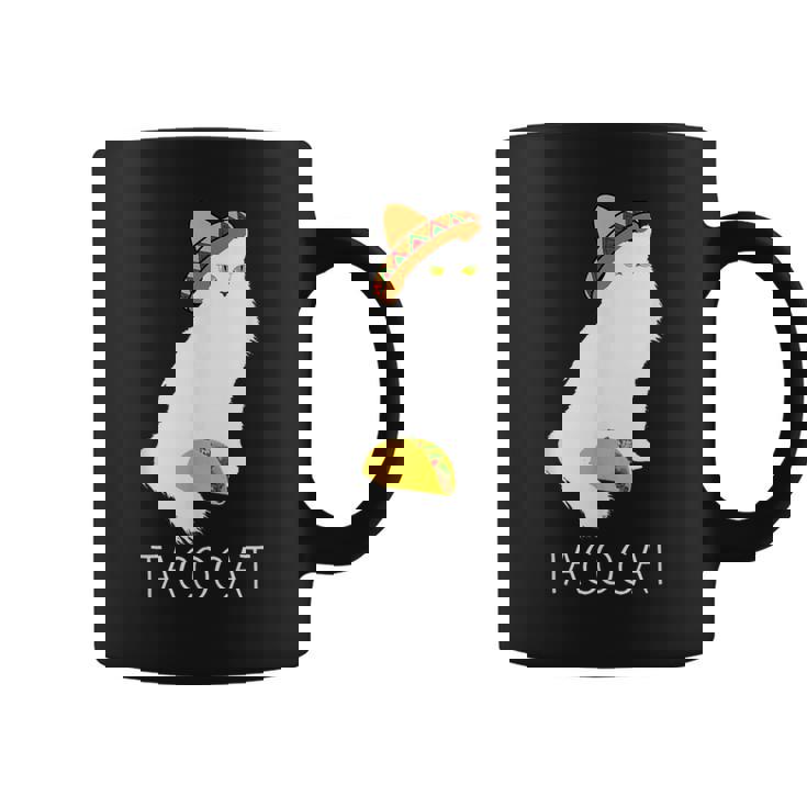 タコキャット-楽しい猫の回文 コーヒーマグ