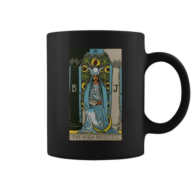 タロットカード The High Priestess ビンテージカード2 長袖tシャツ コーヒーマグ