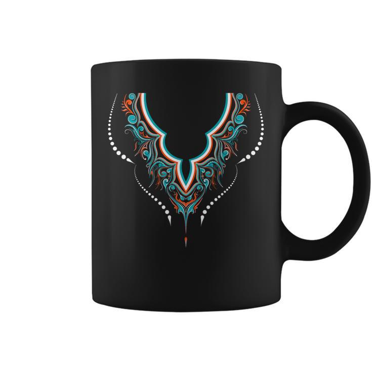 ダシキ衣装ケンテ伝統 コーヒーマグ