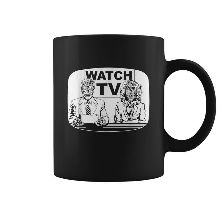 テレビを見る コーヒーマグ