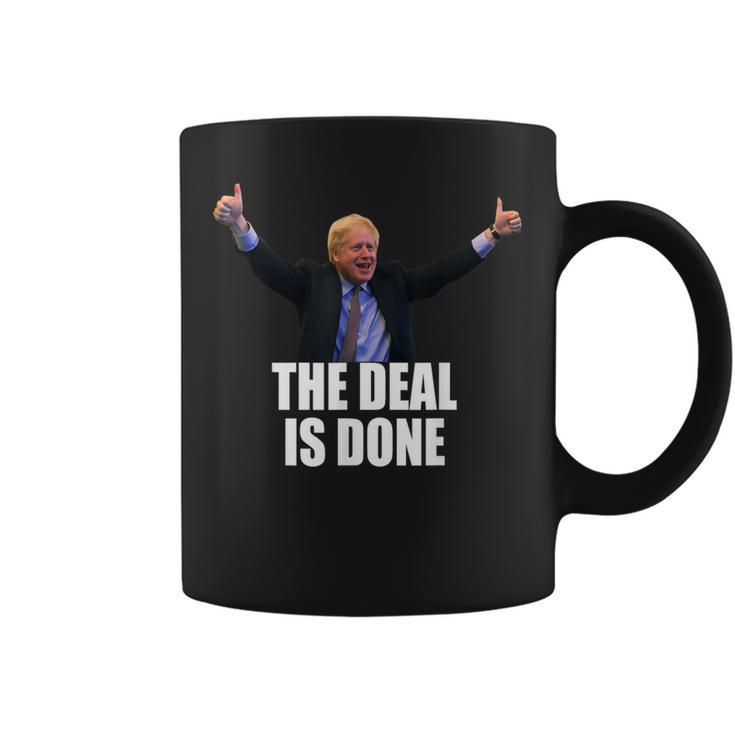 ディールは完了ですボリス・ジョンソン Brexit Deal コーヒーマグ