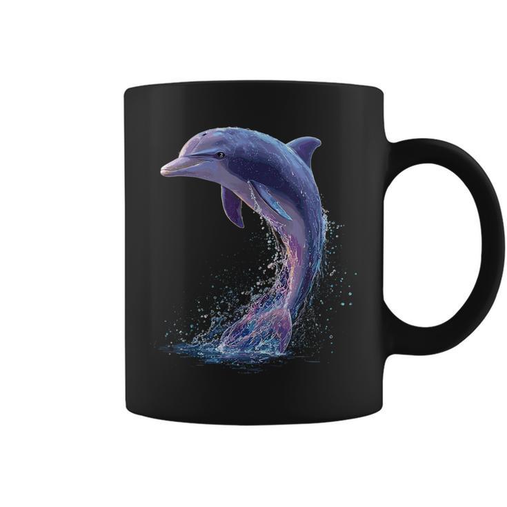 ドルフィンダイバー イルカ 海 かわいい イルカ イルカ コーヒーマグ