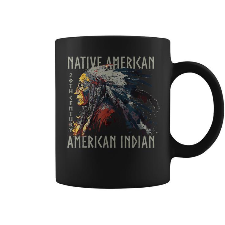 ネイティブアメリカン 20世紀 アメリカインディアン コーヒーマグ