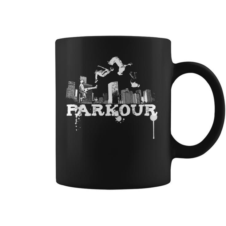 パルクールシティギフトパルクールフリーランニング コーヒーマグ