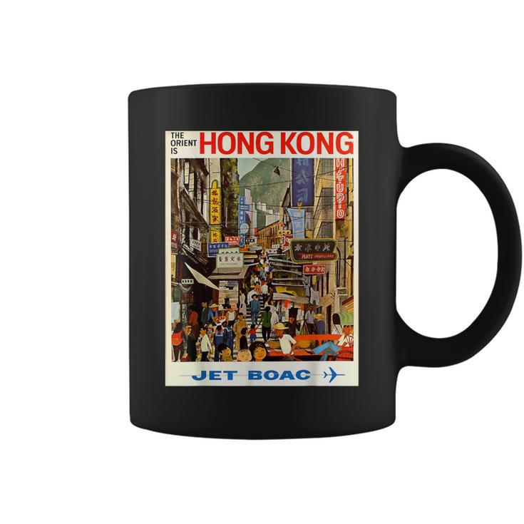 ビンテージポスター 香港レトロtシャツ コーヒーマグ