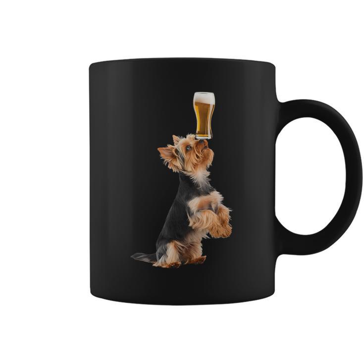 ビールヨークシャーテリア コーヒーマグ