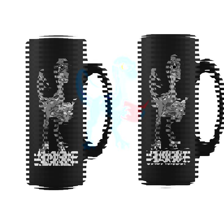 ベロシアダー ベロキラプトル 恐竜 読書 本好き コーヒーマグ