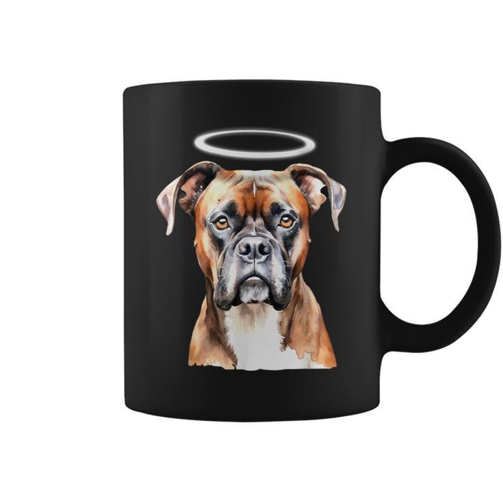 ボクサー 犬 天使 コーヒーマグ