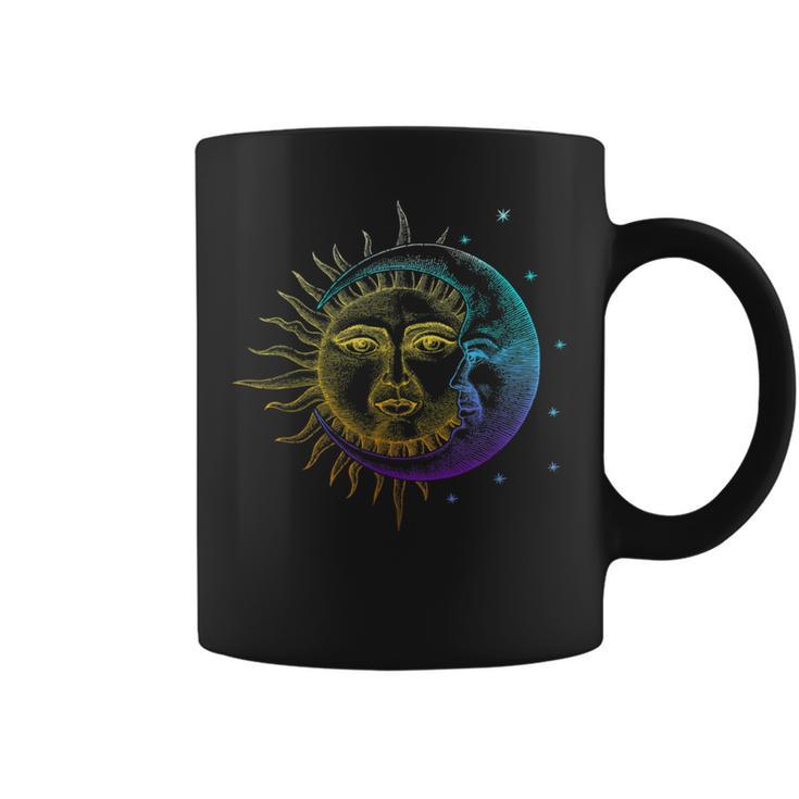 ボヘミアンの秘教の精神的な太陽と月 コーヒーマグ
